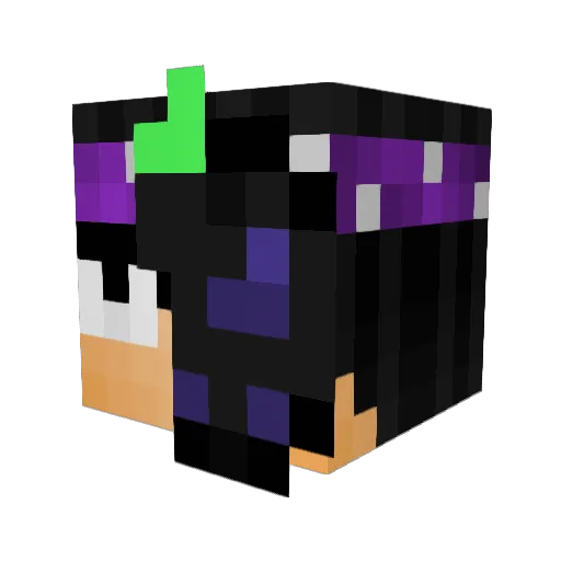 FabiGodStyle Minecraft avatar head, 3D render