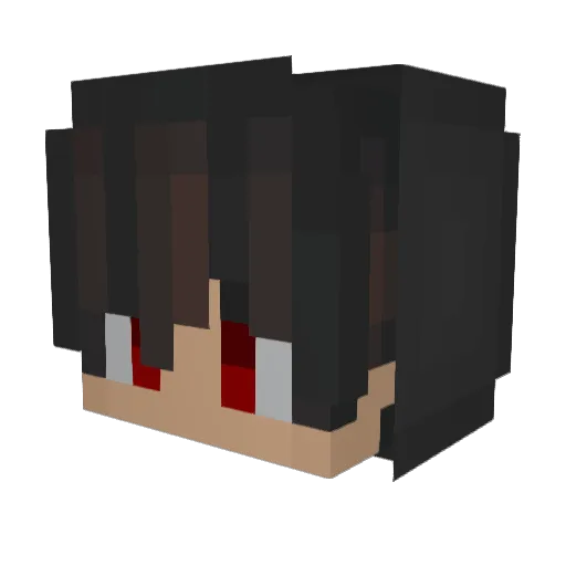FabiTekk Minecraft avatar head, 3D render