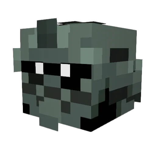 Fabian1712 Minecraft avatar head, 3D render
