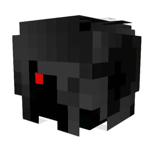 Fabian369 Minecraft avatar head, 3D render