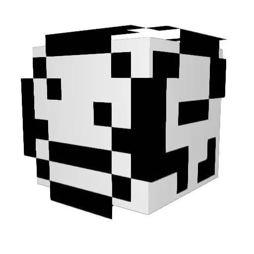 FabianFighter Minecraft avatar head, 3D render