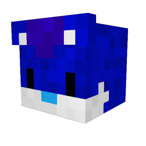 FabianFolfy Minecraft avatar head, 3D render