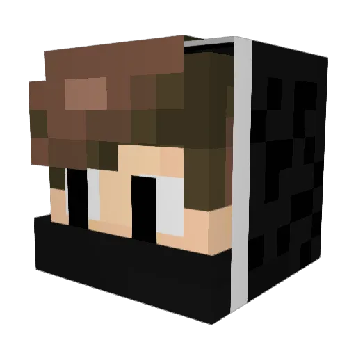 Fabian_21 Minecraft avatar head, 3D render