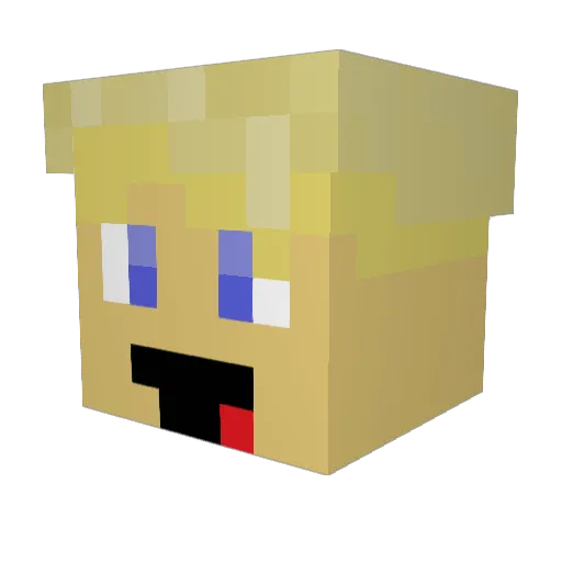 Fabian_9912 Minecraft avatar head, 3D render