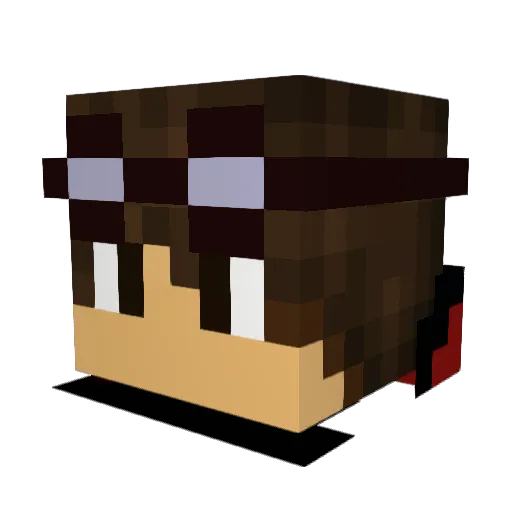 Fabian_Lozano Minecraft avatar head, 3D render