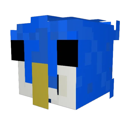 FabianvanH Minecraft avatar head, 3D render