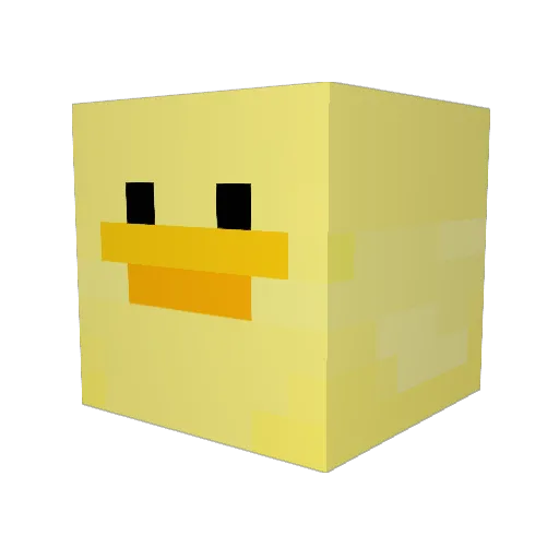 Fabiin Minecraft avatar head, 3D render