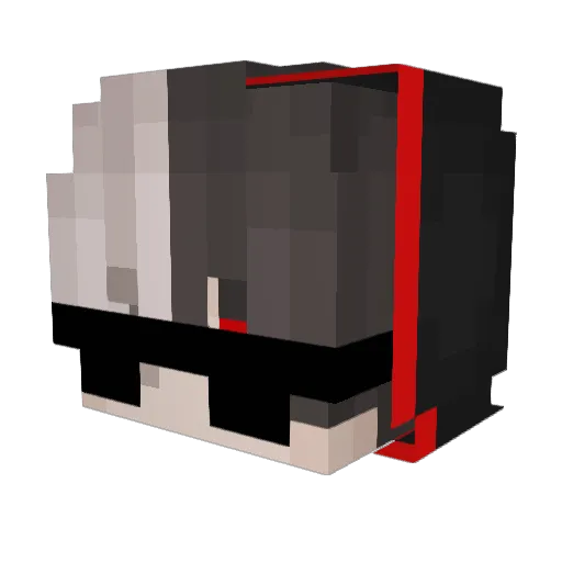 Fabilox90 Minecraft avatar head, 3D render