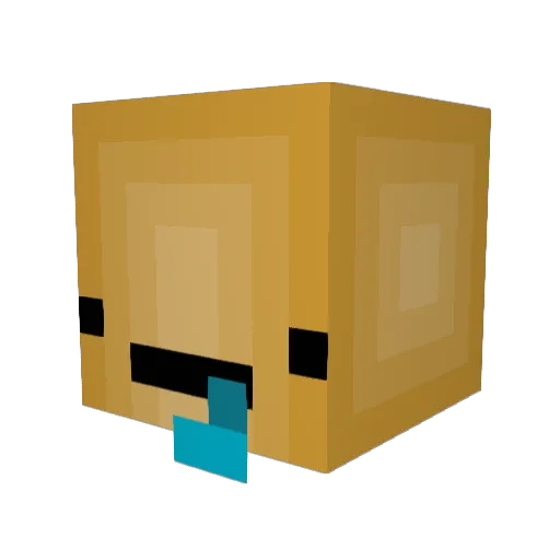 Fabinek16 Minecraft avatar head, 3D render