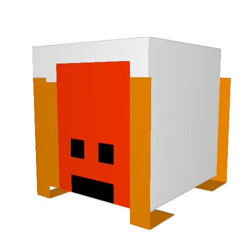 Fabinus Minecraft avatar head, 3D render