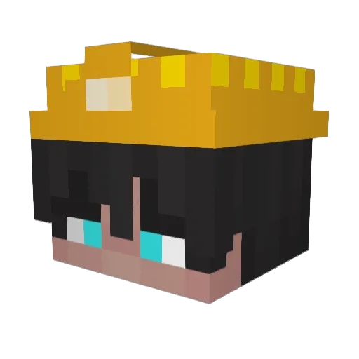 Fabio1005 Minecraft avatar head, 3D render