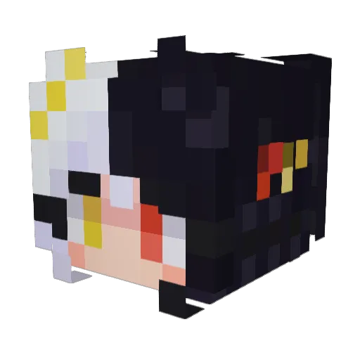FabioCH2802 Minecraft avatar head, 3D render