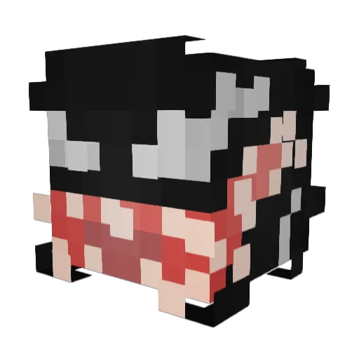 FabioFer7 Minecraft avatar head, 3D render