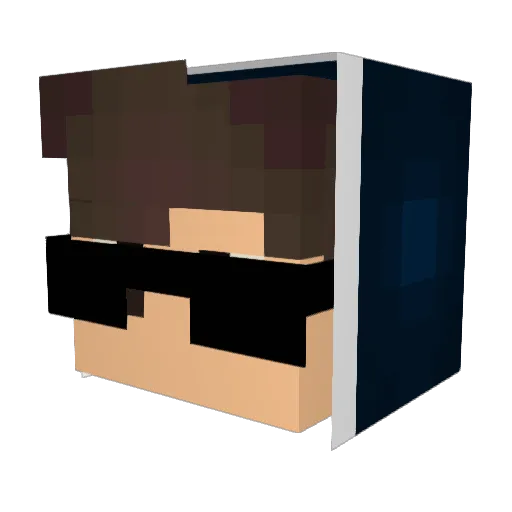 Fabio__HD Minecraft avatar head, 3D render