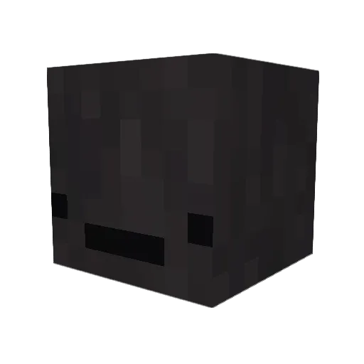 Fabita Minecraft avatar head, 3D render