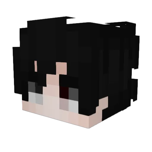 Fabix1092 Minecraft avatar head, 3D render
