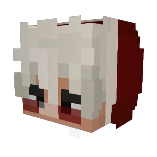 FabixY07 Minecraft avatar head, 3D render
