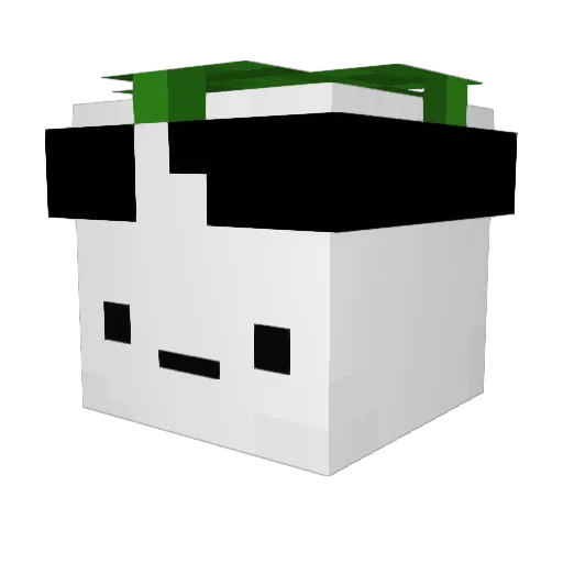 FabledFrost Minecraft avatar head, 3D render