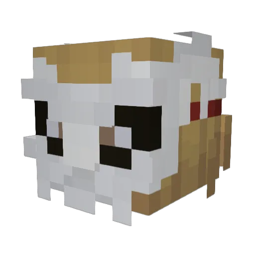 FabledMoss Minecraft avatar head, 3D render