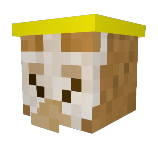 FabledTables Minecraft avatar head, 3D render