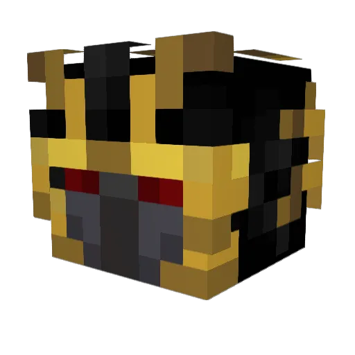 Faborious Minecraft avatar head, 3D render