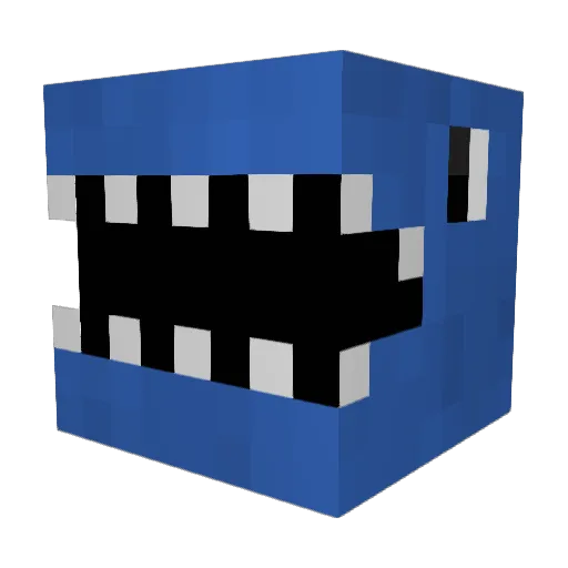 FabreQZN Minecraft avatar head, 3D render