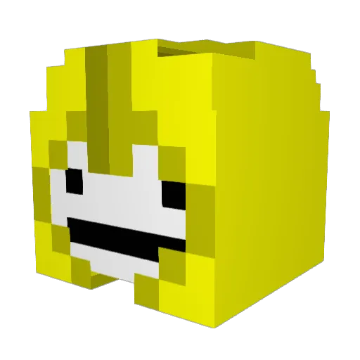 Fabri2301 Minecraft avatar head, 3D render