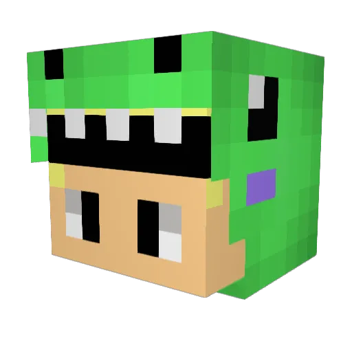 Fabri_23 Minecraft avatar head, 3D render