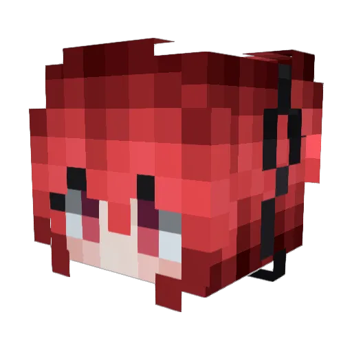 FabriceEnSurpoid Minecraft avatar head, 3D render