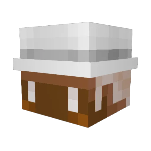 FabriqWasTaken Minecraft avatar head, 3D render