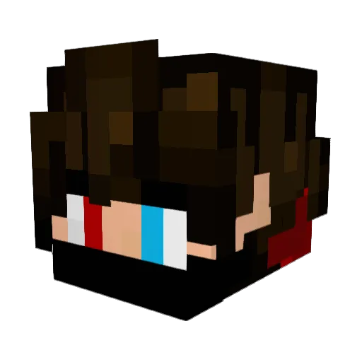 Fabrizio9631 Minecraft avatar head, 3D render