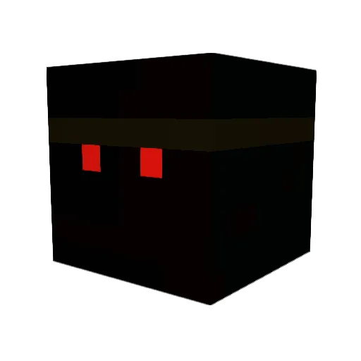 FabsXD Minecraft avatar head, 3D render
