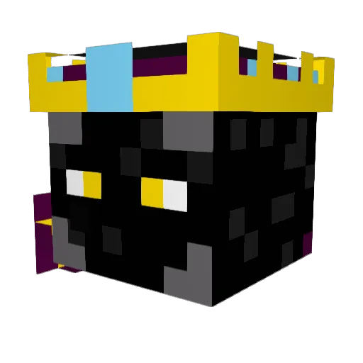 Fabsan13 Minecraft avatar head, 3D render