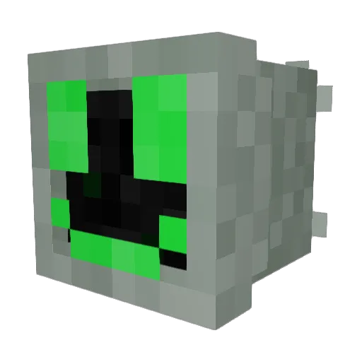 Facade2358 Minecraft avatar head, 3D render