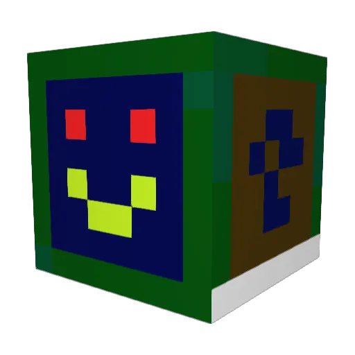 FaceBlake_ Minecraft avatar head, 3D render