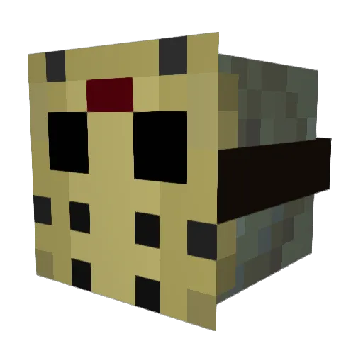 Facebuster53 Minecraft avatar head, 3D render