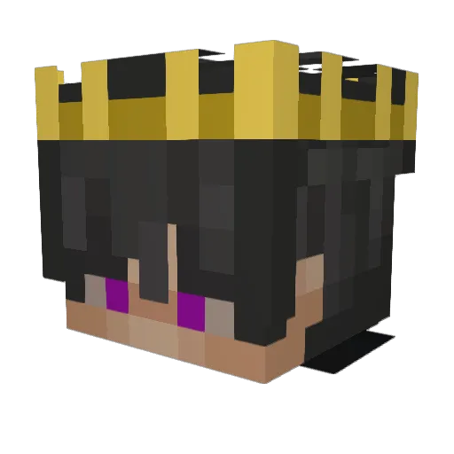 Faceit_ Minecraft avatar head, 3D render