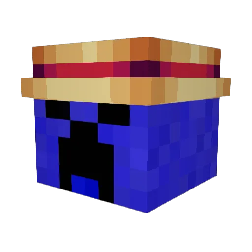 Facemydemons Minecraft avatar head, 3D render