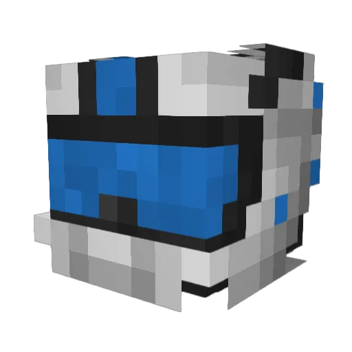 Faces33 Minecraft avatar head, 3D render
