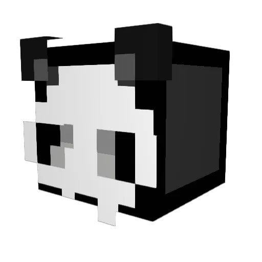 Fact_Sphere1 Minecraft avatar head, 3D render