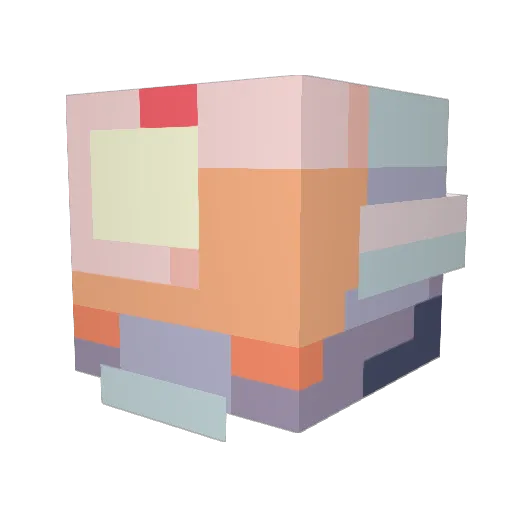 FactionsOverlord Minecraft avatar head, 3D render
