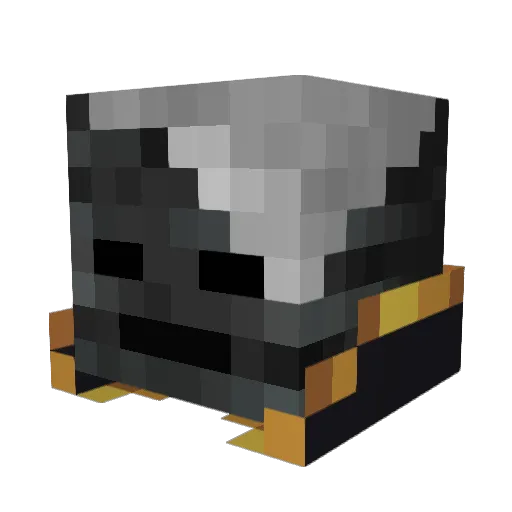 FacuT21 Minecraft avatar head, 3D render