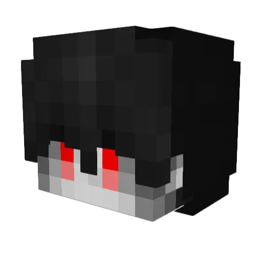 Facul12 Minecraft avatar head, 3D render