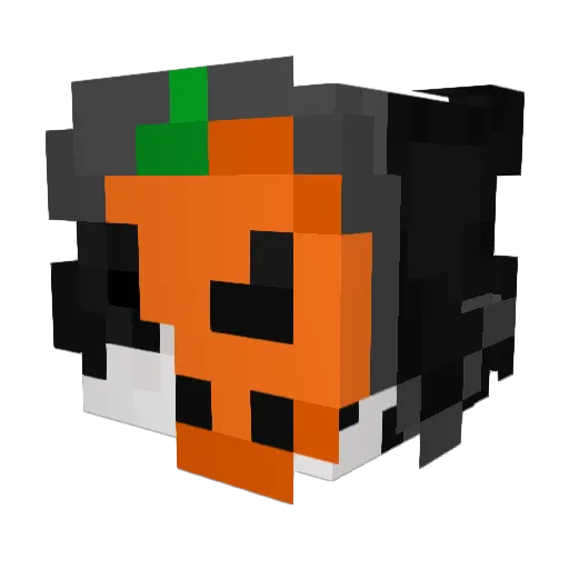 Facw Minecraft avatar head, 3D render
