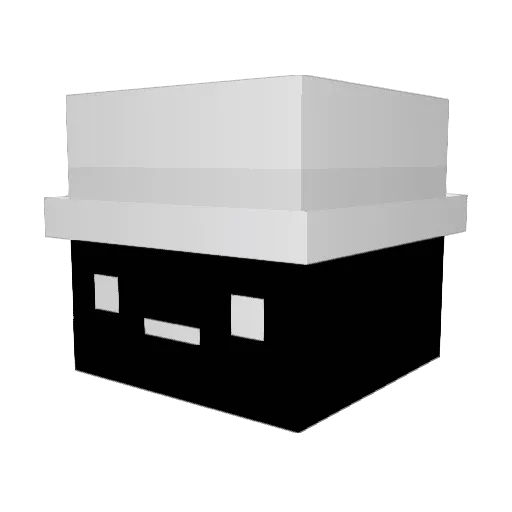 Fad_3 Minecraft avatar head, 3D render