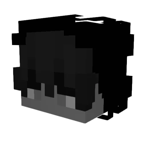 FadaDippo Minecraft avatar head, 3D render