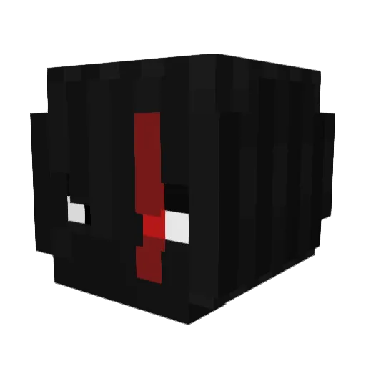 FadePoint Minecraft avatar head, 3D render
