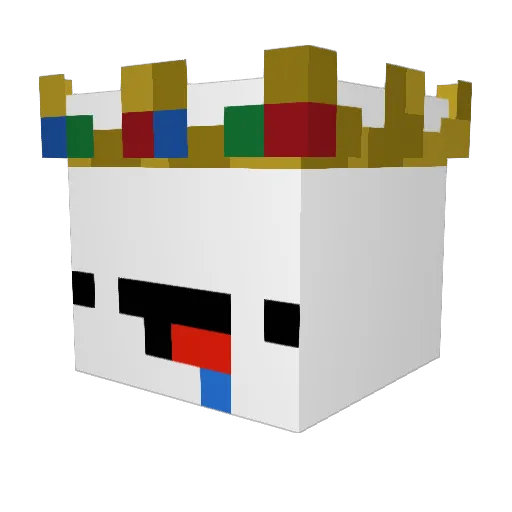 Fade_Jay Minecraft avatar head, 3D render
