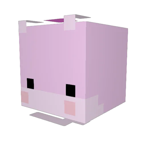 FadedFang778 Minecraft avatar head, 3D render