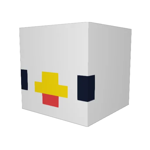FadedSkorexx Minecraft avatar head, 3D render